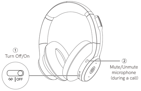 Wireless Headset HS100 with Mic