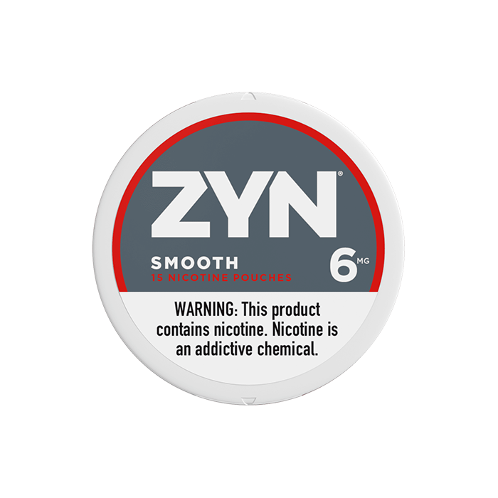 ZYN Smooth Nicotine Pouches 6mg (Pack of 5)