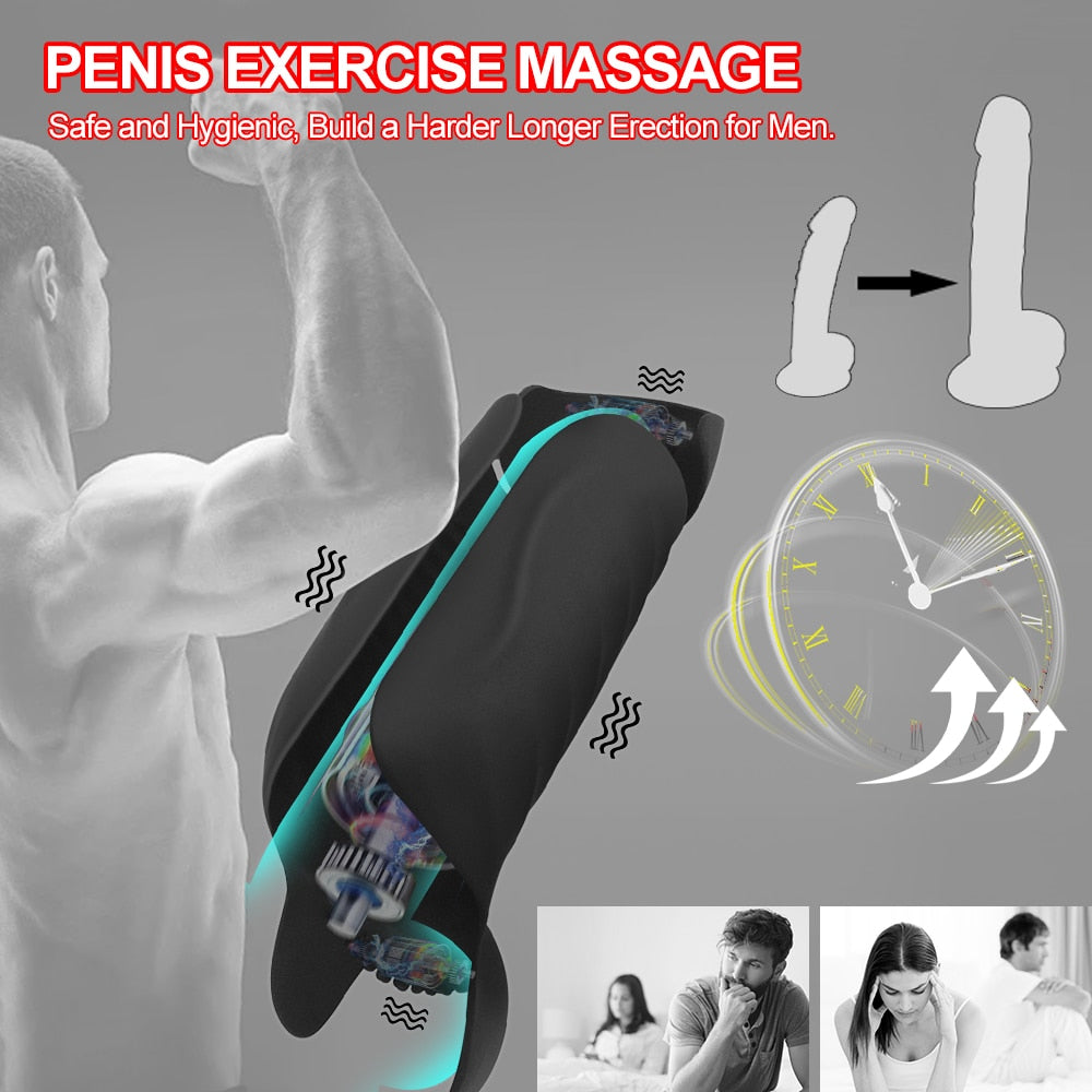 Automatic Male Masturbator Adjustable 10 Modes Masturbation Cup Adult Endurance Exercise Electric Sex Toys for Men