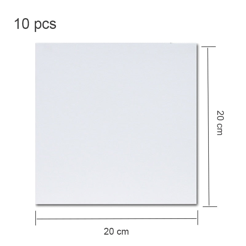 Canvas Painting Board 10/set (3 size options)