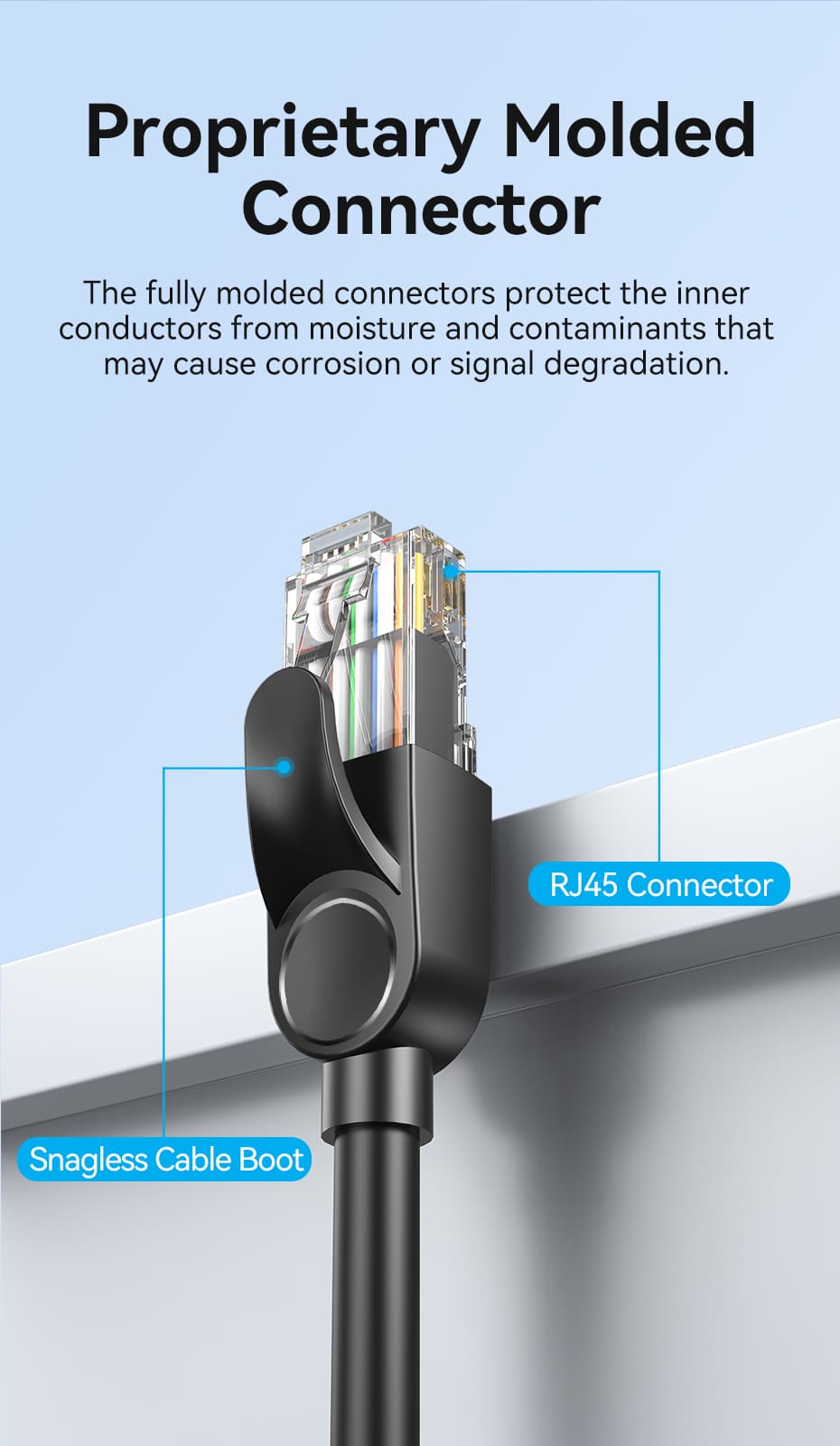 Cat 6 UTP Ethernet Patch Cable Black