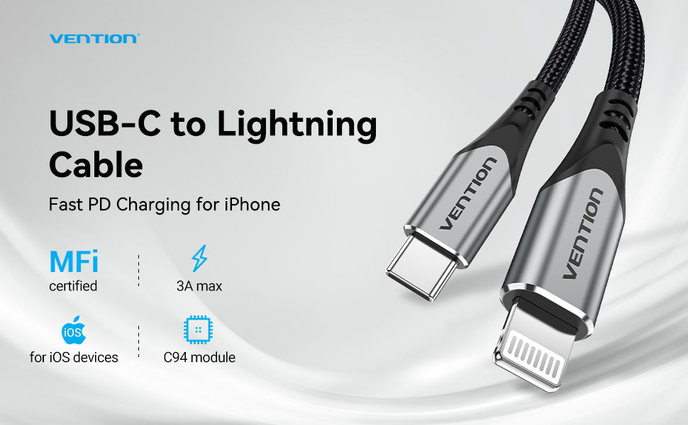 Accsoon USB-C to Lightning Cable (30cm)