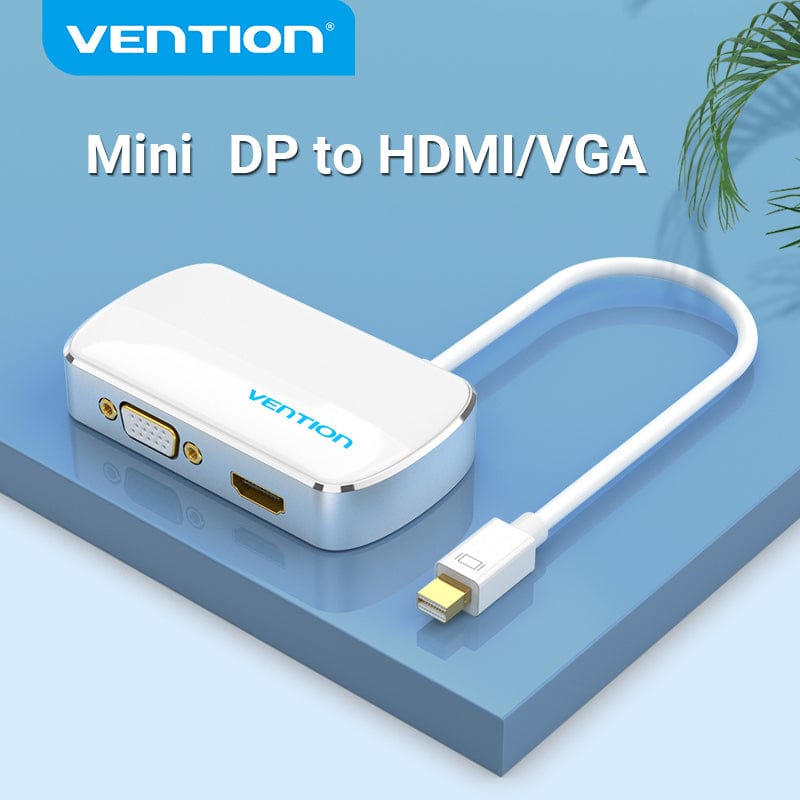 Mini DisplayPort Converter to HDMI VGA Adapter 2 in 1