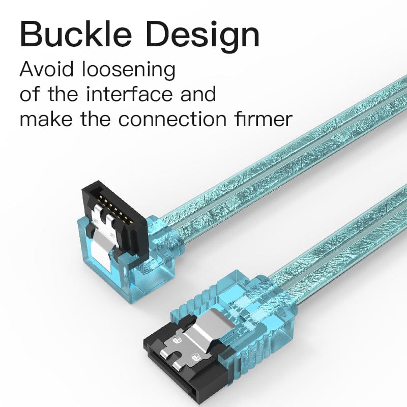 Sata Cable 3.0 SSD HDD 2.5 Sata III Straight Right Angle Hard Disk Drive Cable