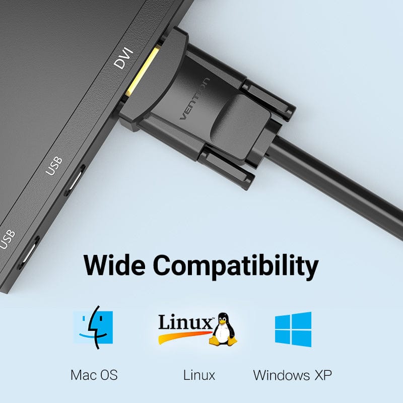 DVI(24+1) to VGA Cable for Laptop Desktop computer