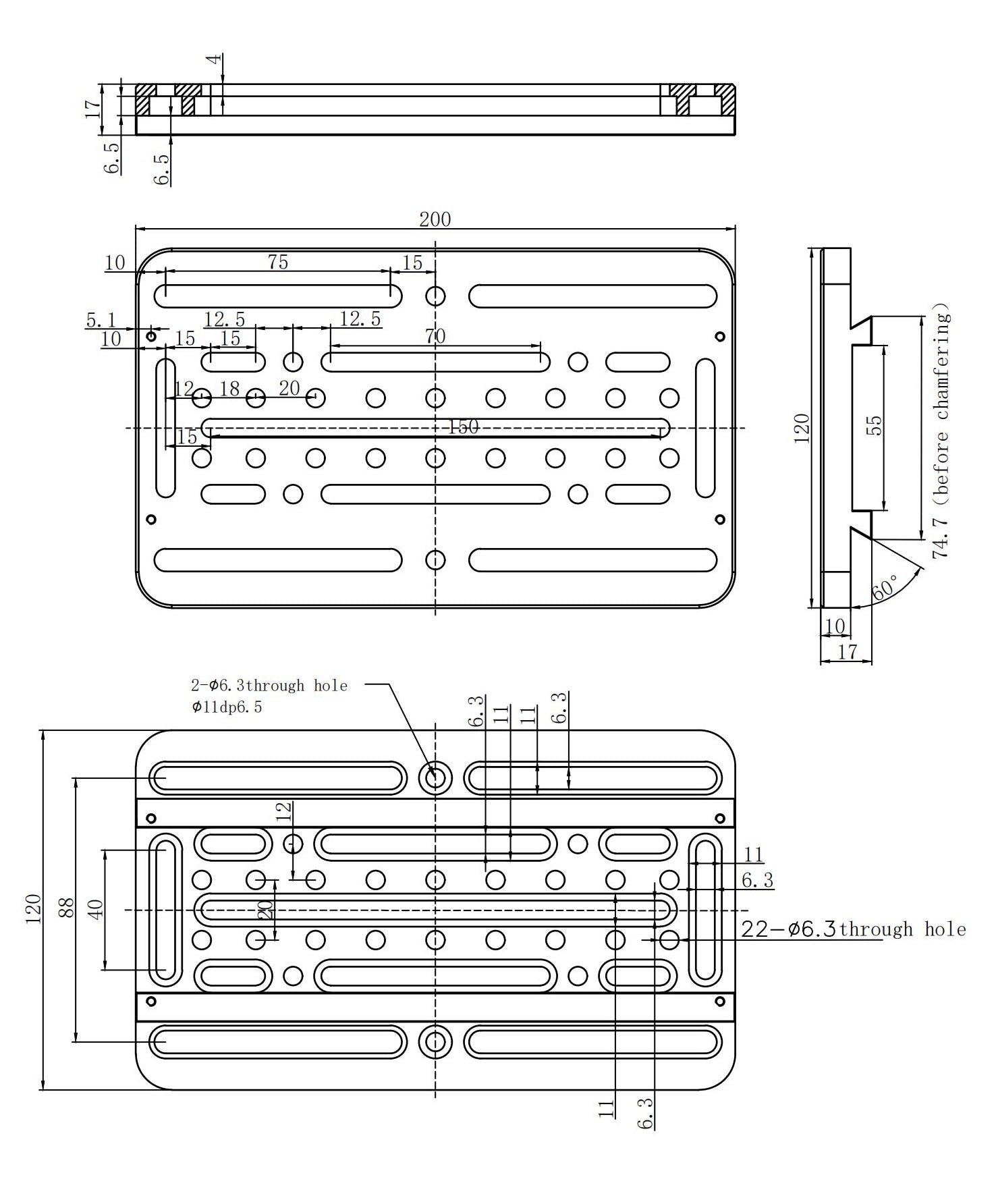 Askar Universal Losmandy-Style Dovetail Plate 200 (LDP200)