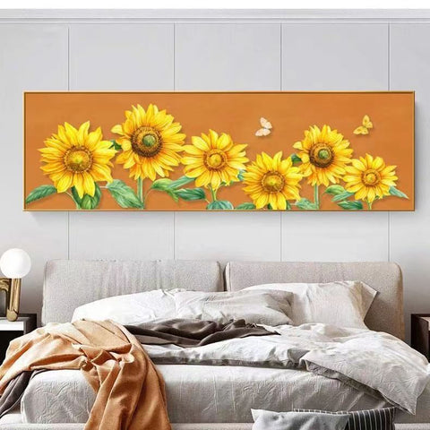 Bedroom banner wall painting