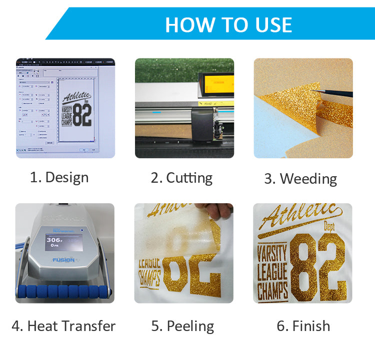 Glitter Heat Transfer Vinyl