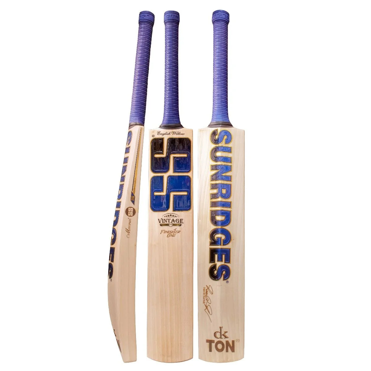 SS VINTAGE FINISHER ONE ENGLISH WILLOW CRICKET BAT 2023