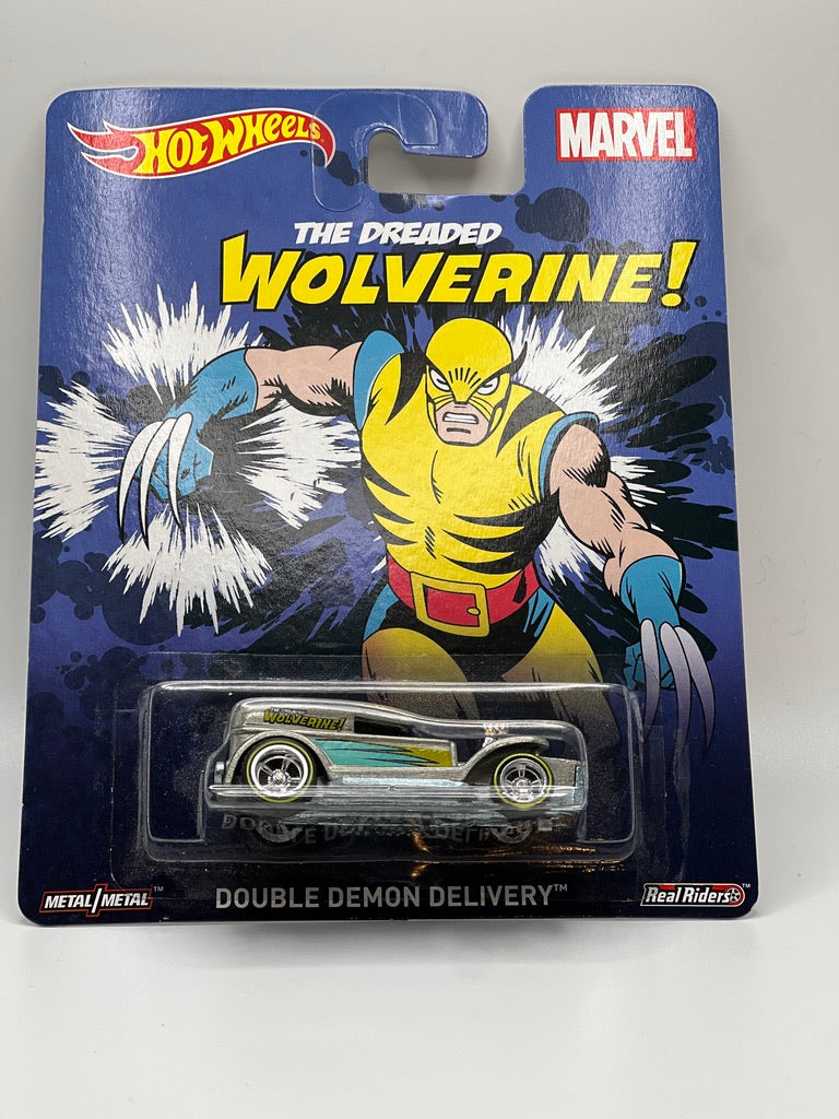 Hot Wheels Premium Marvel: Wolverine Double Demon Delivery