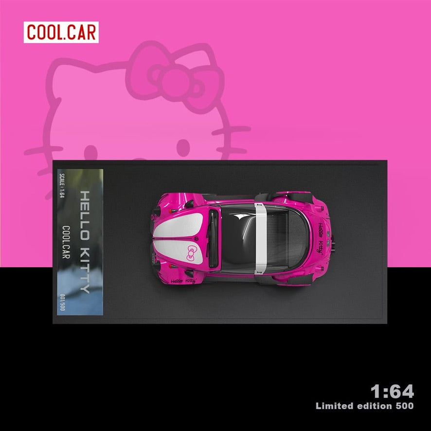 Cool Car Volkswagen Beetle - Hello Kitty Livery (Dark pink)