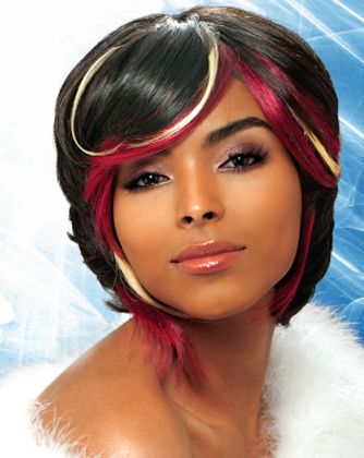 Janet Collection Human Hair Hot Pop Highlight Weave Piece 6 Inch