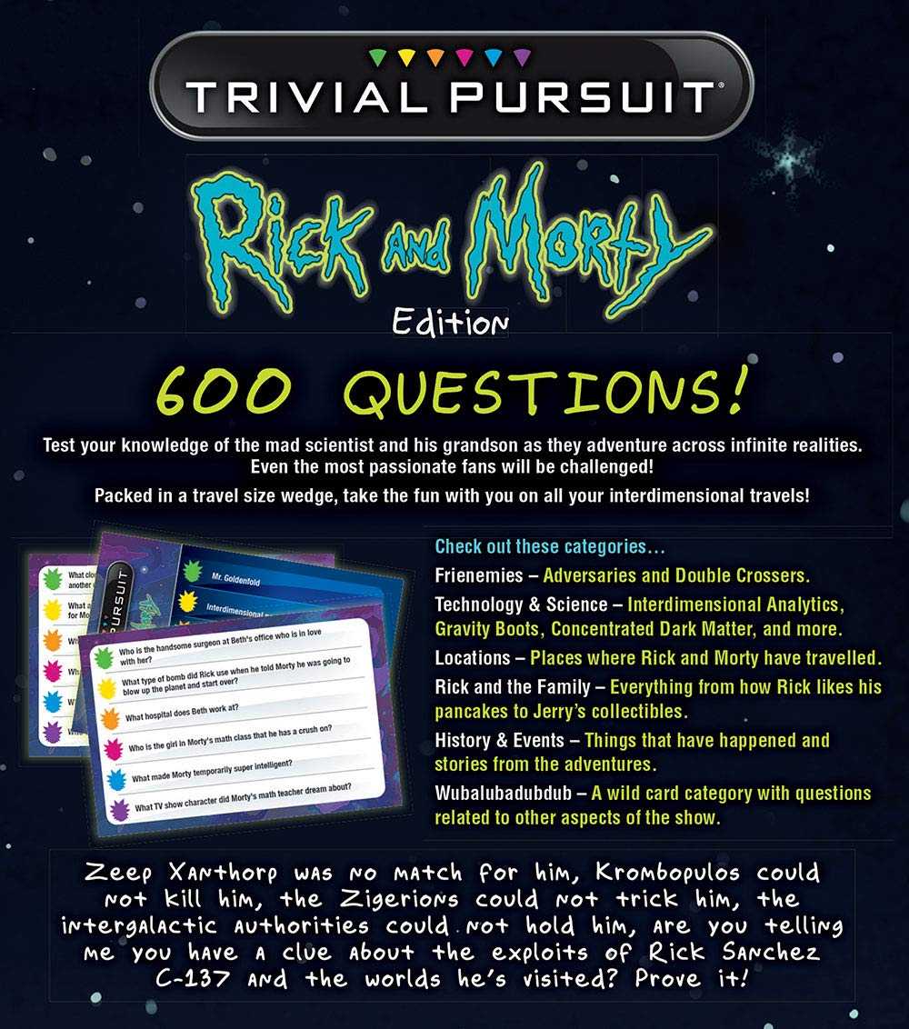 TRIVIAL PURSUIT?: Rick and Morty?