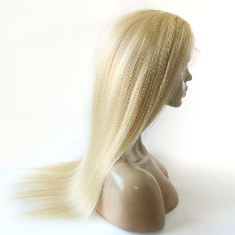 Blonde Human Hair Full Lace Wigs