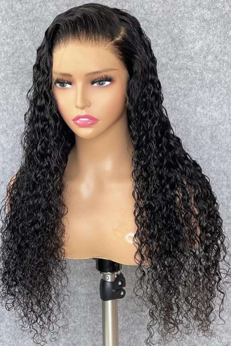 Water Wave Full Lace Wig Human Hair