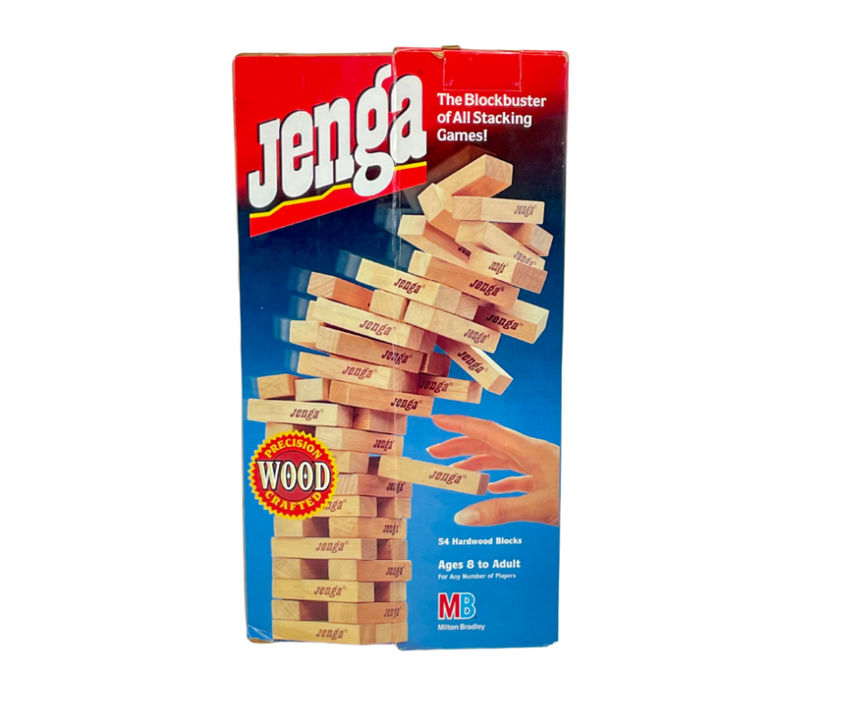 Vintage 1986 Milton Bradley Jenga Game