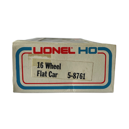 Lionel 16 Wheel Flat Car HO Scale 5-8761