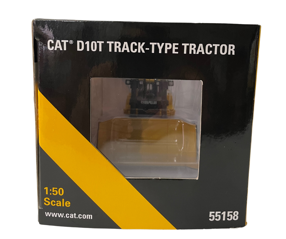 Norscot CAT D10T Track-Type Tractor With Metal Tracks and Railings, 1:50