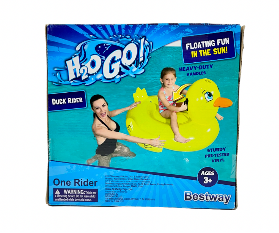 H2O go Duck rider pool float