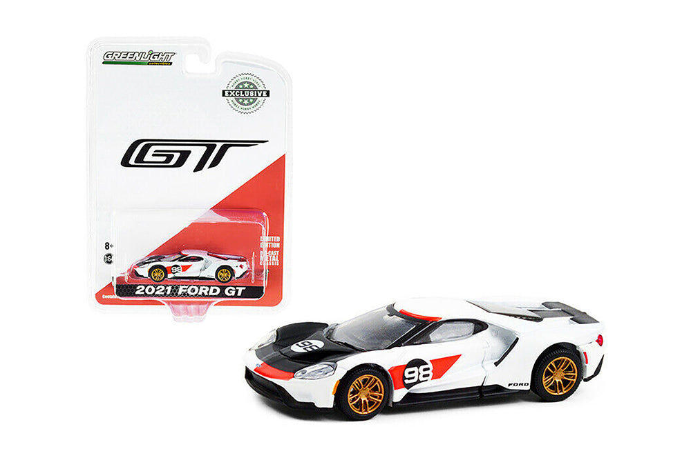 2021 Ford GT White 1/64 Diecast