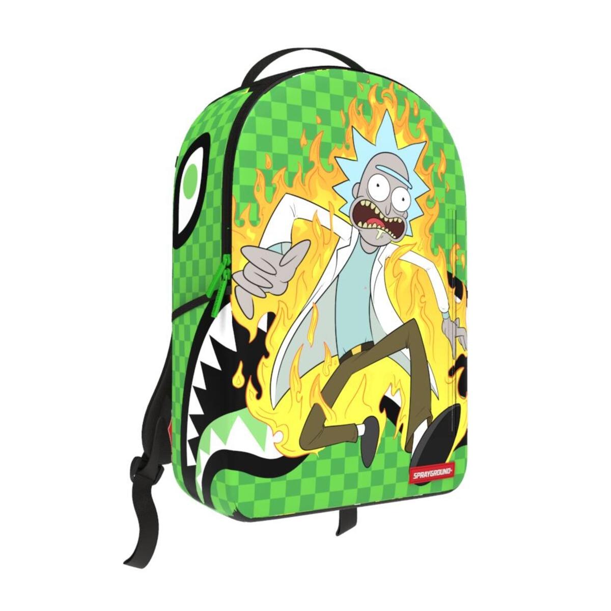 Sprayground Fire Rick Sharkmouth Backpack