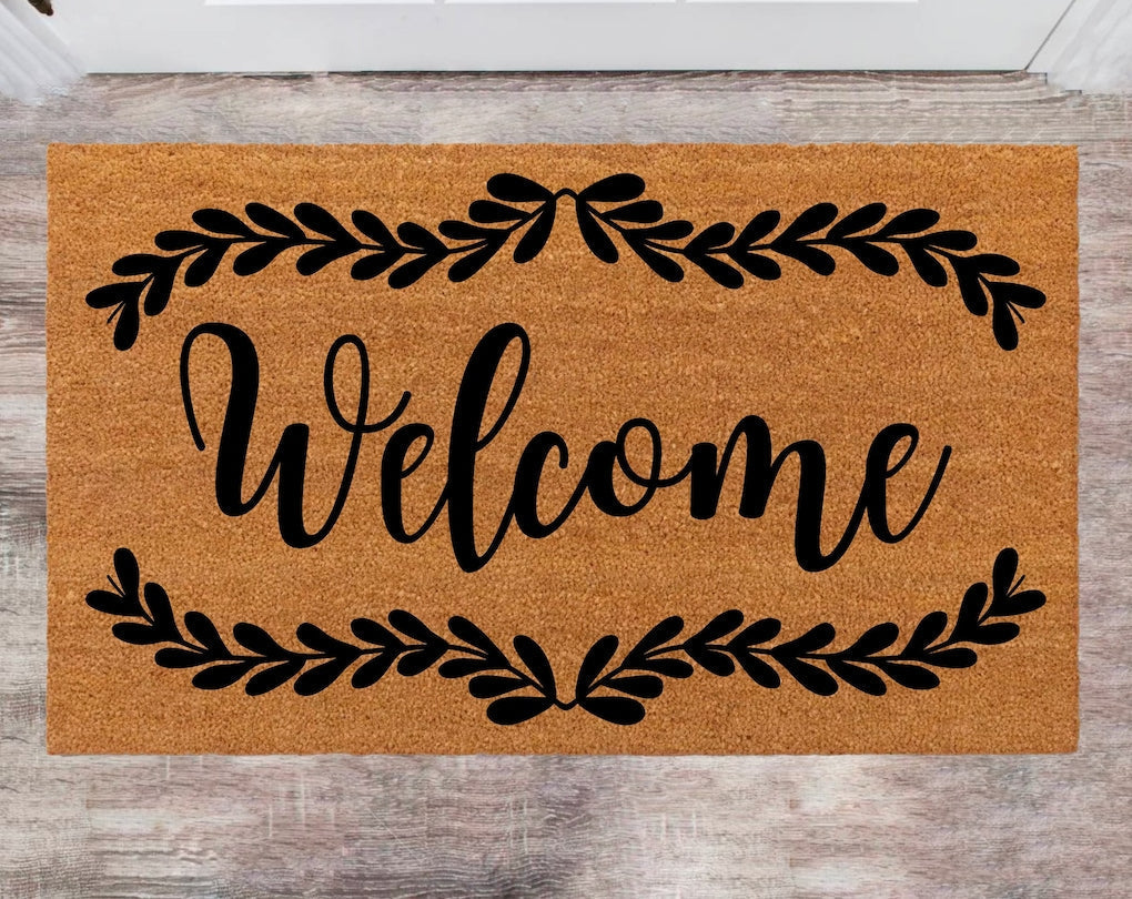 Welcome Doormats, Monogram Rug, Closing Gift, Funny House Warming Gift, Wedding Gift, New Home Decoration