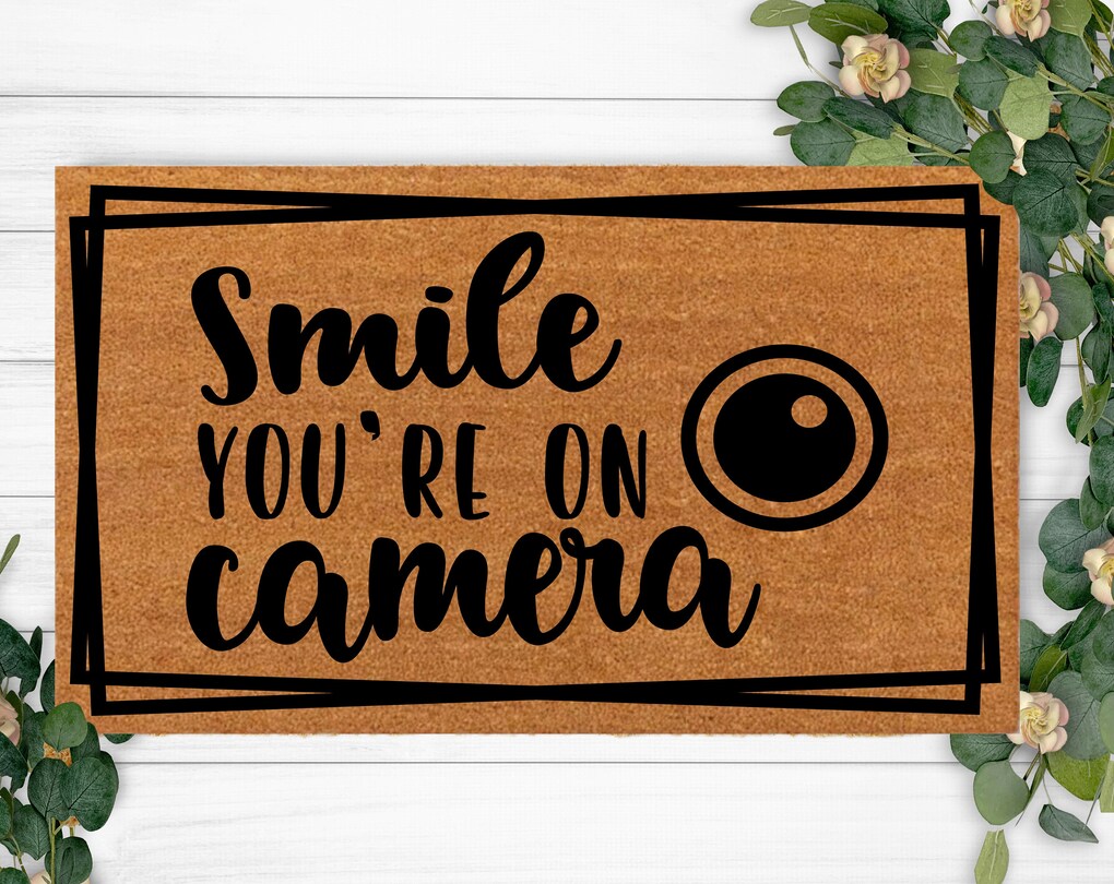 Simile You Are in Camera-Christmas Gift-Unique Couples Rug-Custom Home Decor-Anniversary celebration-Religious