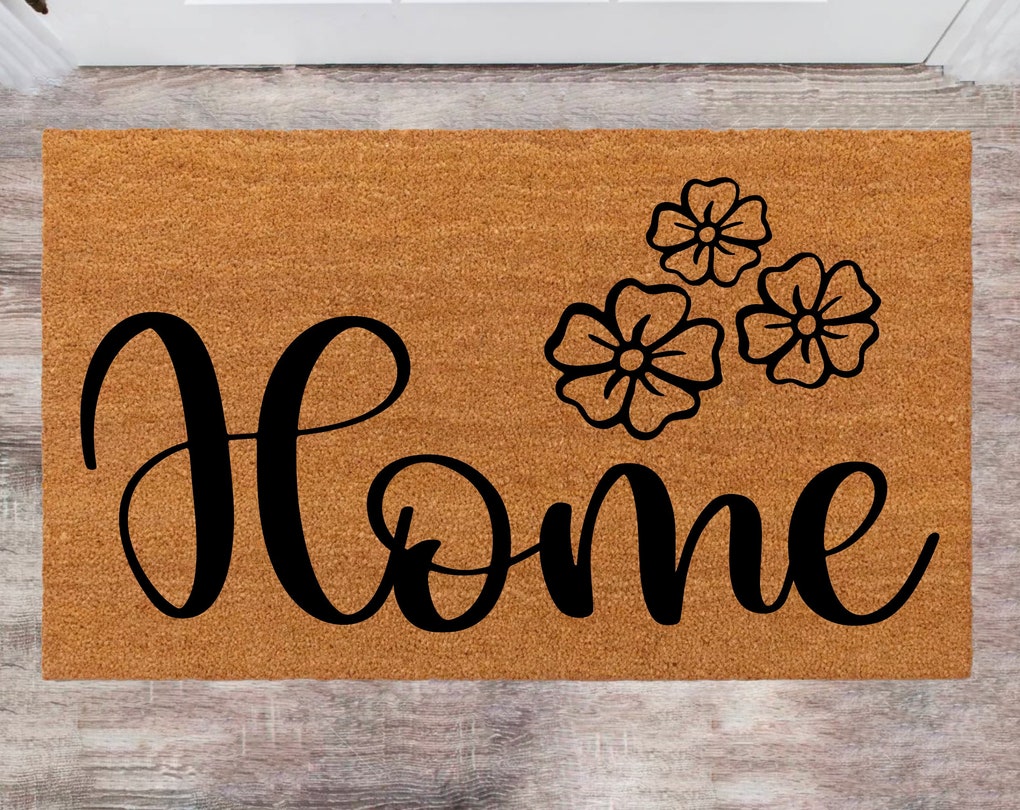 Home Doormats, Monogram Rug, Closing Gift, Funny HouseWarming Gift, Wedding Rug, New Home Decoration