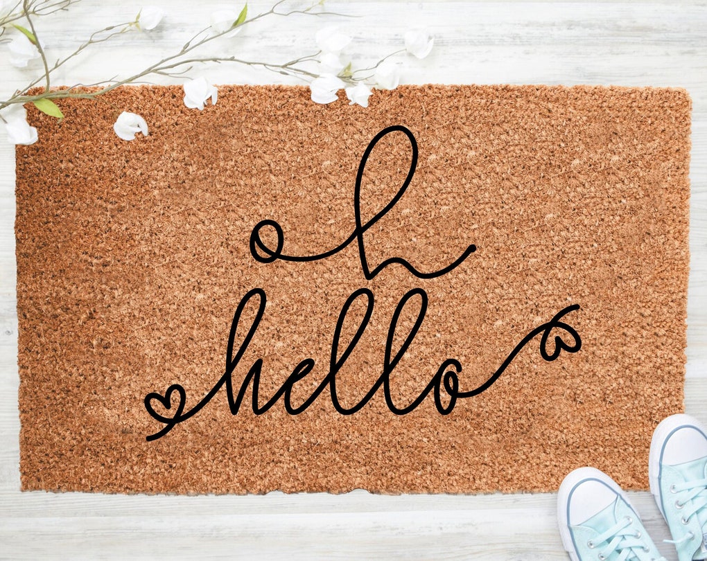 Chillever- Out Doormat- Oh Hello Doormat, Welcome Doormat, Porch Decor, Fall Porch Decor, Coir Doormat