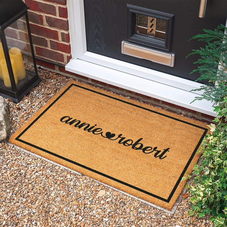 Personalized Custom Doormat, Welcome Door Mat, Personalized Gift, Wedding Gift, New Home Gift, Housewarming Gift