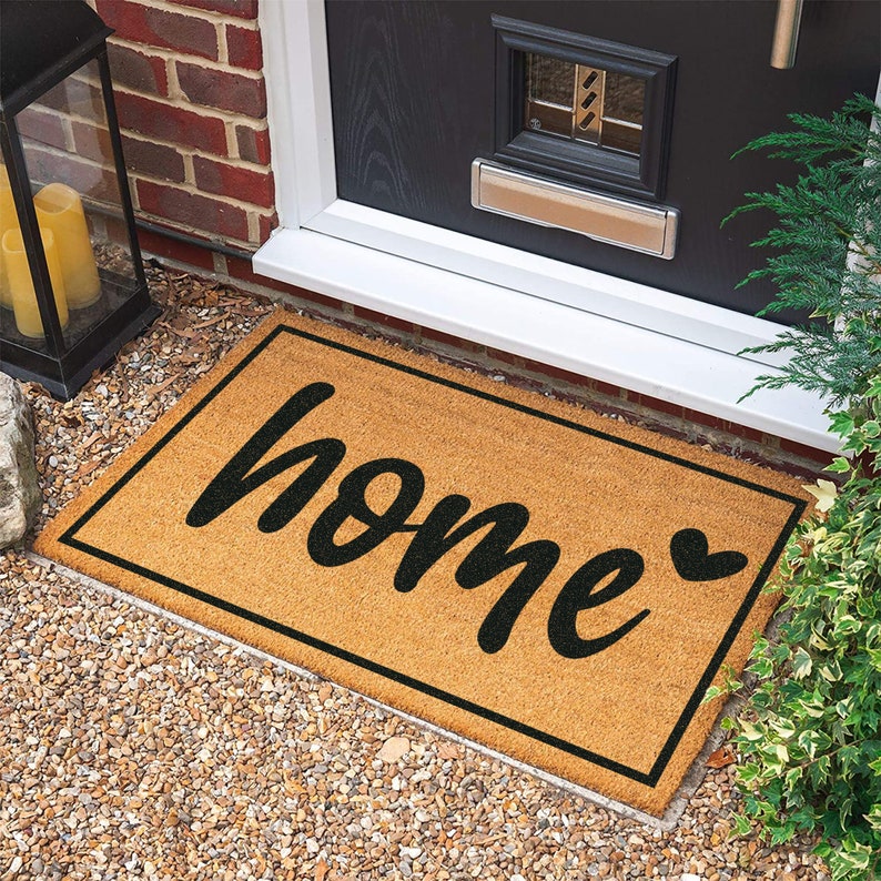 Home Doormat, New Home Gift, Housewarming Gift, Wedding Gift, Personalized Custom Doormat, Welcome Door Mat