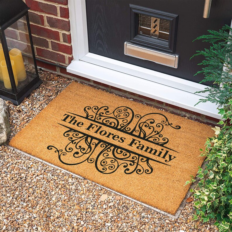 Personalized Custom Doormat, Personalized Gift, Welcome Door Mat, Housewarming Gift, Wedding Gift, New Home Gift