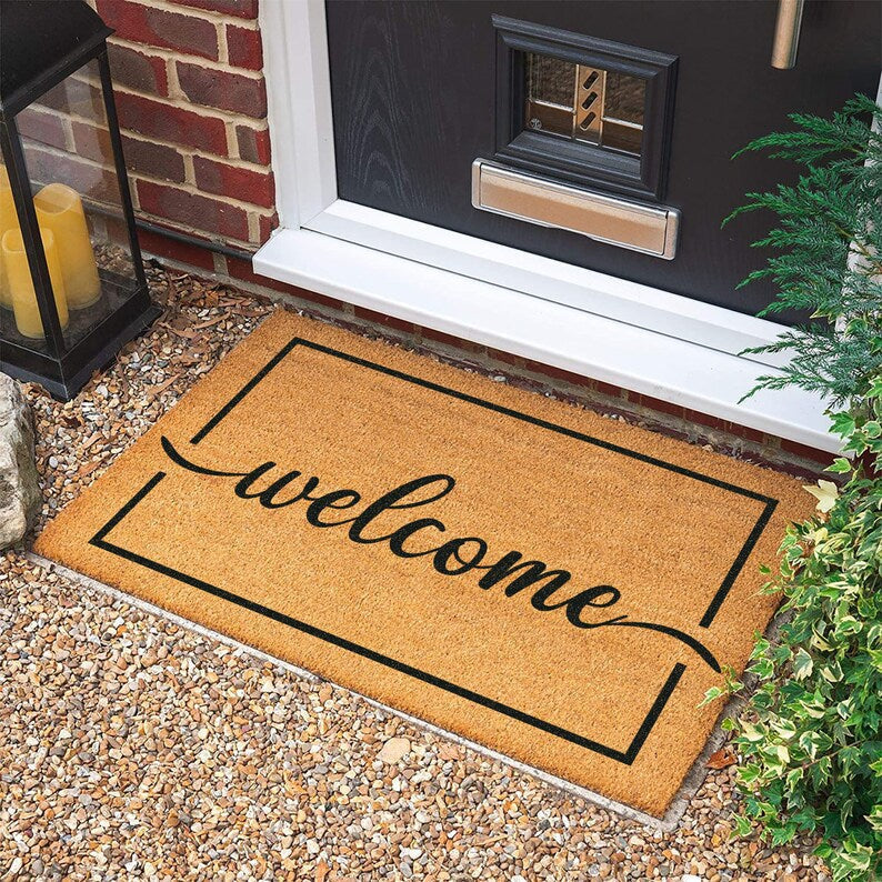 Welcome Doormat, Wedding Gift, Personalized Gift, Welcome Door Mat, New Home Gift, Housewarming Gift