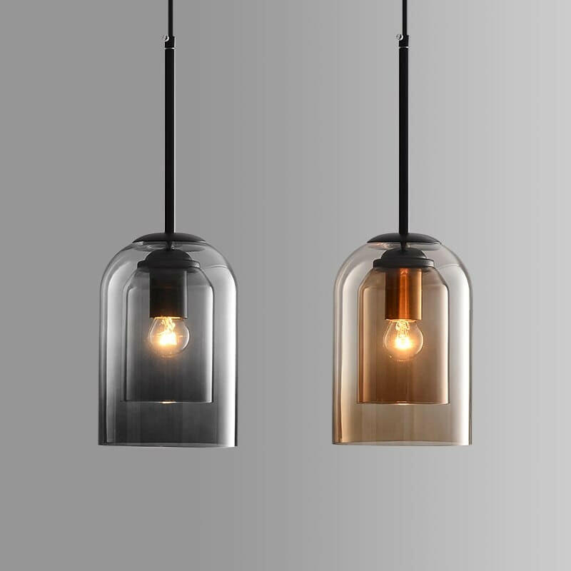 Bent - Nordic Double Glass Pendant Lamp