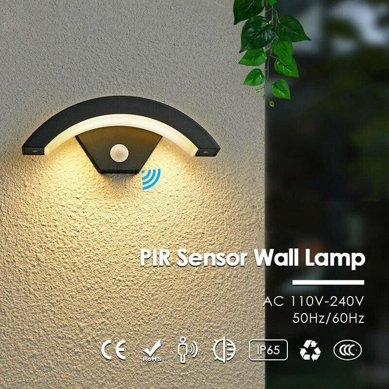 Outdoor LED Wall Lamp PIR Motion Sensor