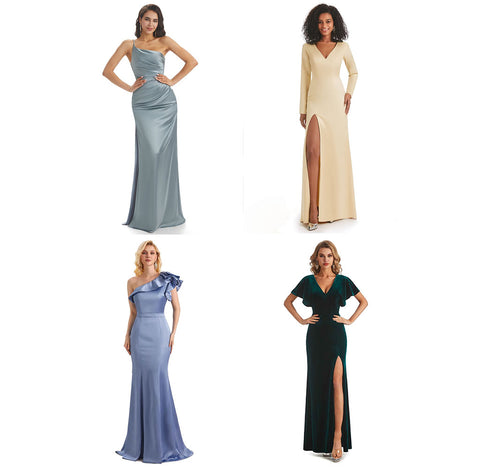 Common sleeve ideas for mermaid dresses