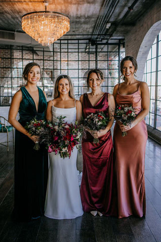 Burgundy colour and olive green