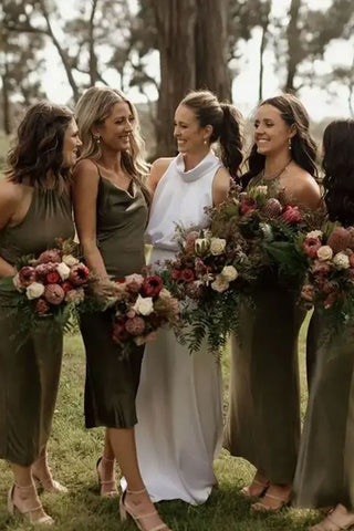 Why choose olive green bridesmaid dresses