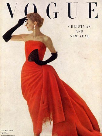 Swedish model Lisa Fonssagrives-Penn in Vogue photos