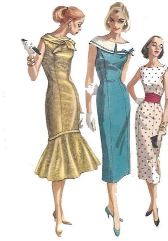 1950s popular mermaid dress
