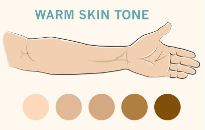 characteristics of warm skin tone