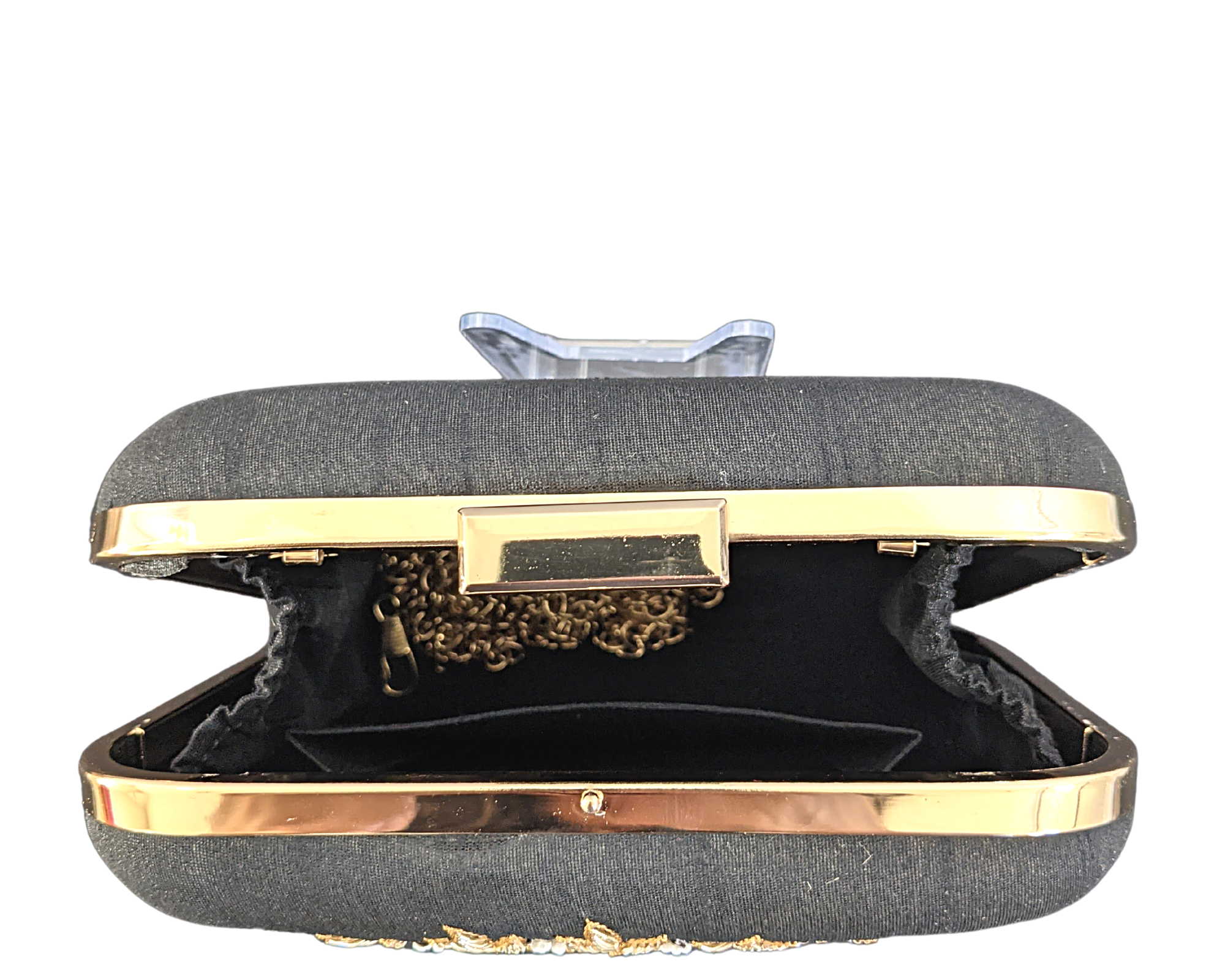 Pearls Crossbody Box Clutch