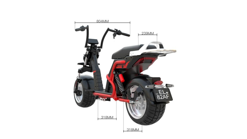 rooder citycoco electric scooter Larsky 2000w