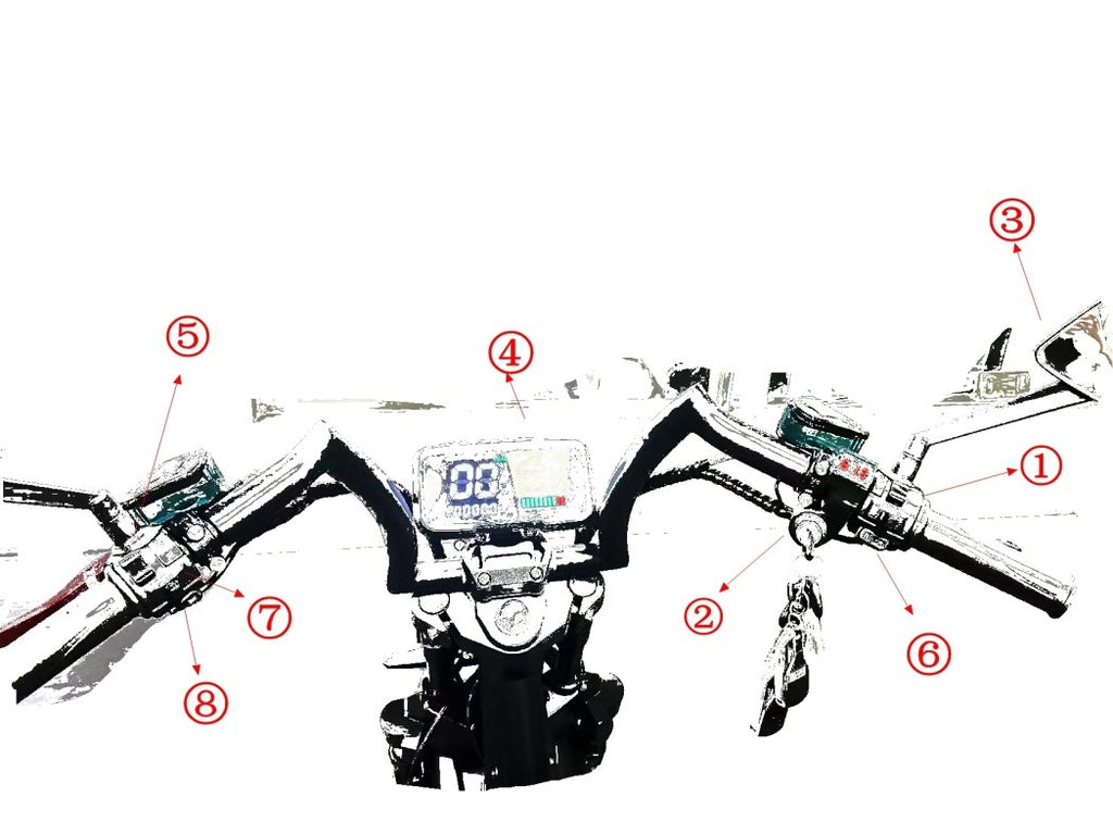 rooder citycoco electric scooter Larsky 2000w