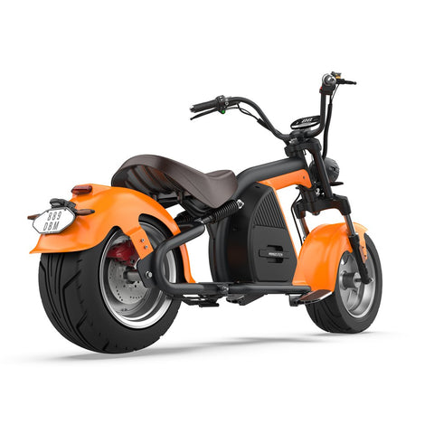 citycoco chopper electric scooter Rooder m8 eec coc orange