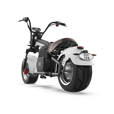 citycoco electric scooter Rooder m8 echopper 2000w white