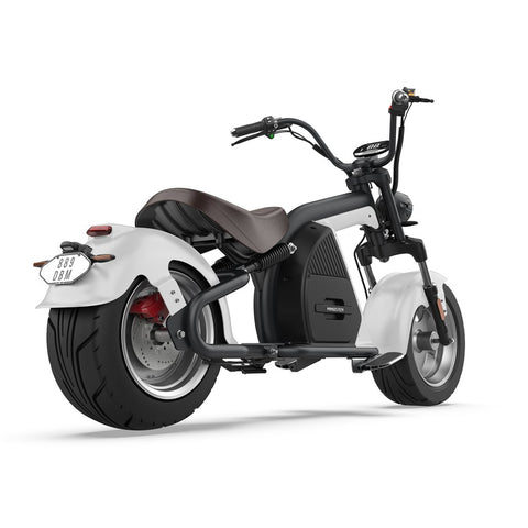 citycoco electric scooter Rooder m8 echopper 2000w white