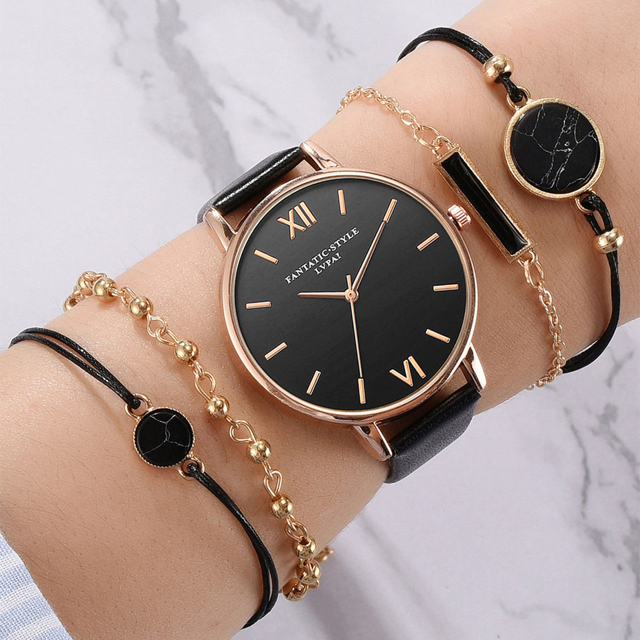 Trendy Ladies Watches With Bracelet Set