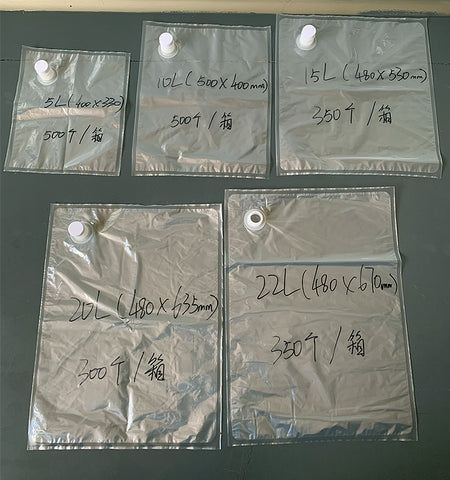 Bag in box for liquid egg