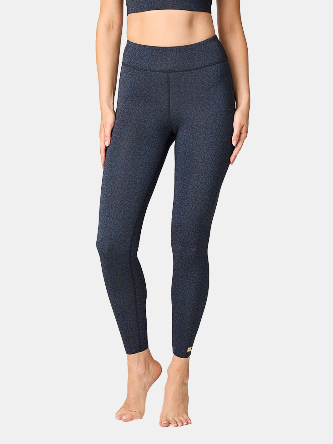 Inspiration full length legging in Navy/Black